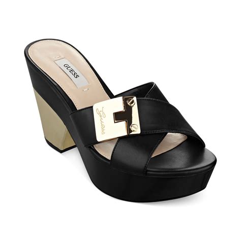 Women's platform slide sandal 